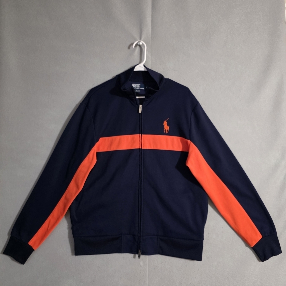 NWOT Polo Ralph Lauren Mens Big Pony Full Zip Activewear Track Jacket Size Large